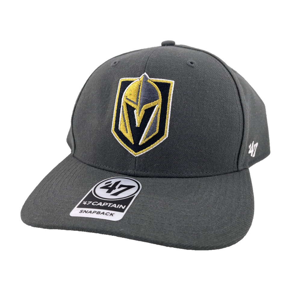 '47 MVP Las Vegas Golden Knights NHL Grey UV Captain Snapback Adjustable Hat Cap